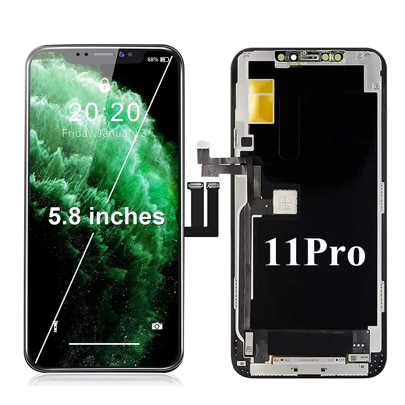 Factory supply 100% tested mobile phone Parts oled lcd screen replacement for iPhone 11 pro for cell phone
