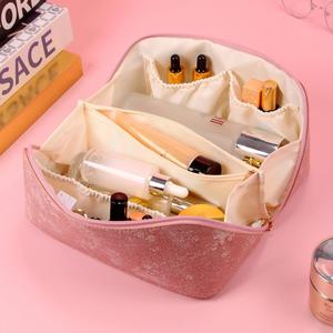Customized Multifunctional Storage Portable <b>Makeup</b> Bag Opens Flat Travel Accessories <b>Case</b> Organizer Cosmetic Bags for Woman - Product Image 4