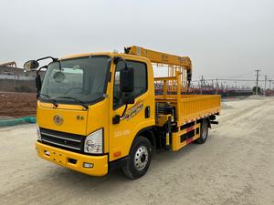 Nouvelle grue de <span class=keywords><strong>camion</strong></span> hydraulique diesel manuelle de 6 à 10 tonnes, grue montée sur <span class=keywords><strong>camion</strong></span>, grue à bras télescopique, pompe hydraulique à haut rendement, boîte de vitesses - Product Image 1