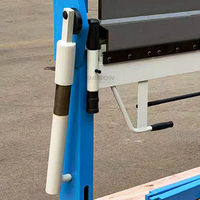 Machine à plier la tôle manuelle en acier inoxydable de haute qualité pour la fabrication de conduits, avec lame segmentée, facile à utiliser