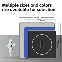 Tapis de lutte gonflable 10'x10' (3mx3m) pour BJJ, Jiu Jitsu, MMA, antidérapant DWF