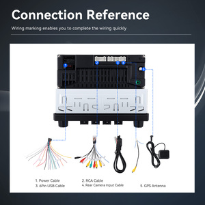 <span class=keywords><strong>Radio</strong></span> para Auto Android Podofo 4+64G 1 Din, Pantalla Incell de 6.86 Pulgadas, Audio para Auto, Carplay/Android Auto Inalámbrico, GPS, WiFi, Teclado Piano, OEM/ODM - Product Image 4