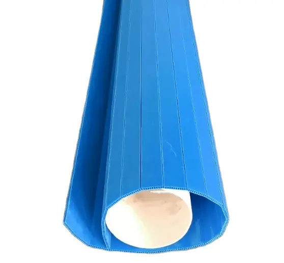 Rollo de plástico PP para embalaje de tubería de acero, embalaje ylindrical, cartón corrugado, hoja de embalaje de plástico corrugado