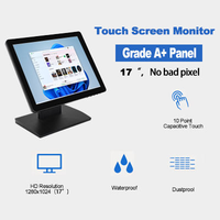 Écran tactile plat TFT LCD à matrice active de 17 pouces, écran tactile à rapport d'aspect 4:3