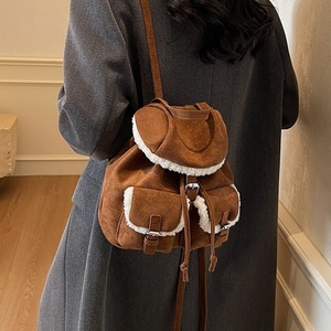 Bolsos de Hombro de Moda, Portátiles, de Una Sola Correa, Gran Capacidad, Retro, de Gamuza y Cuero PU, Casuales para Mujer - Product Image 5