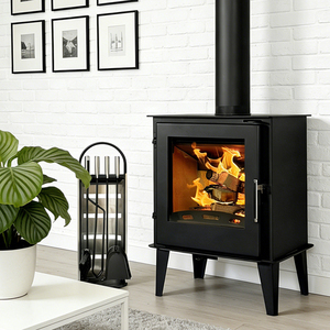 Chimenea Moderna de Doble Pared de Acero para Leña, Modelo Portátil con Calefacción de Fuego Real para Casas Prefabricadas y Tiendas - Product Image 2