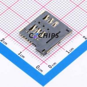 SIM202-ZYB6AH1.35 SIM Card Connector SMD Connector Self-Return Type Micro SIM Card Card Holder 1.35mm - Product Image 2