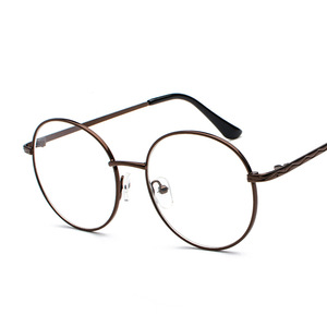 Maidis Round Metal Eyeglasses Frames For Women Plano Lenses Anti-Uv Anti-Fog Full-Frame Design - Product Image 5