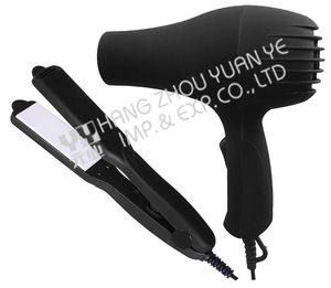 High Quality Colorful Hair Flat <strong>Iron</strong> and Hair Dryer Kit - Product Image 5