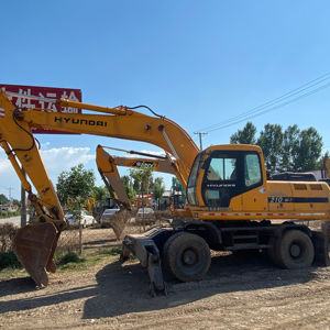 Machine originale utilisée d'excavatrice de roue de Hyundai 210w-7 de la Corée 210w-7 Hyundai Machine à vendre - Product Image 1