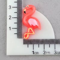 Оптовая продажа, искусственные миниатюрные фигурки животных из смолы с плоской задней стороны, динозавр, тигр, пингвин, крокодил, фламинго, кот