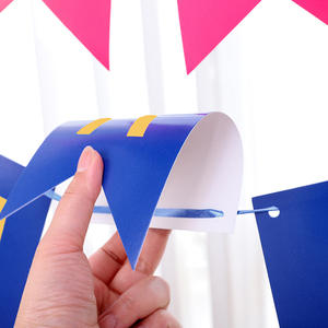 Bannière de décoration en papier pour fête d'anniversaire, 1 pièce, banderole <span class=keywords><strong>HB</strong></span> - Product Image 3