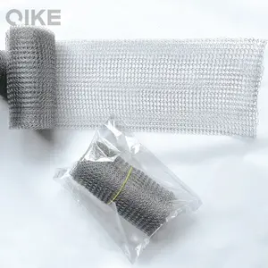 Stainless steel knitted wire mesh tube/stainless steel gas-liquid separate filter/knitted wire mesh filter