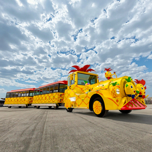 <span class=keywords><strong>Tren</strong></span> Turístico para Zoológicos y Parques Safari, 72 Asientos, <span class=keywords><strong>Tren</strong></span> Eléctrico sin Rieles para Observación <span class=keywords><strong>de</strong></span> Animales - Product Image 1