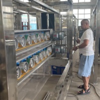 Mini ligne d'abattage de lapin/poulet en acier inoxydable Eruis machines d'abattage de volaille