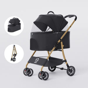 Nouvelle <span class=keywords><strong>poussette</strong></span> de voyage légère et détachable <span class=keywords><strong>pour</strong></span> petits animaux de compagnie, vente en gros de transporteurs de chats d'extérieur, produits de voyage <span class=keywords><strong>pour</strong></span> animaux de compagnie - Product Image 1