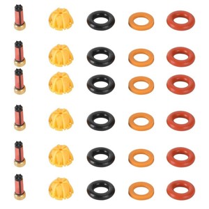 Kit de réparation d'injecteurs de carburant BMW, 6 pièces, entretoises et adaptateurs en plastique pour réparation automobile - Product Image 5