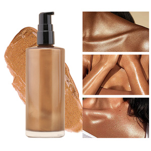 Illuminatore evidenziatore per il corpo vegano lucido per trucco Glitter con etichetta privata personalizzata per la pelle perfettamente rugiadosa - Product Image 3