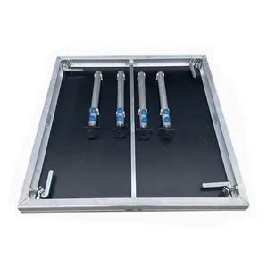 समायोज्य 18 मिमी प्लाईवुड मोबाइल ट्रस चरण पोर्टेबल एल्यूमीनियम मिश्र धातु लकड़ी मंच पोर्टेबल एल्यूमीनियम मिश्र धातु का मंच - Product Image 2