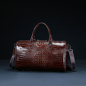 Nouvel ensemble de sacs de <span class=keywords><strong>voyage</strong></span> de luxe en cuir de vache véritable pour <span class=keywords><strong>homme</strong></span>, grande capacité, <span class=keywords><strong>sac</strong></span> à bandoulière portable de marque - Product Image 4