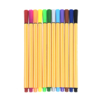 En gros Fine ligne Stylo Couleur Stylo dessin Stylo 0.4mm Pointe Multicolore fine ligne marqueur