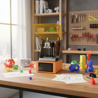 Impresora 3D Dazzle Dazz 3D L120P de Alta Precisión con Purificación de Aire para Diseño y Fabricación de Joyería, Resina Fotosensible LCD