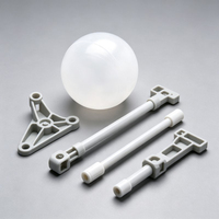 Boule flottante creuse en plastique HDPE pour système de lavage de dépôts chimiques