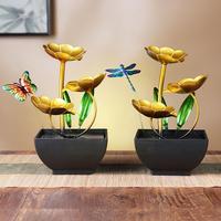 Fuentes de Agua Minimalistas para Escritorio, Cascada Interior, Fuente de Mesa, Cascada Fluida para Decoración de Oficina y Hogar