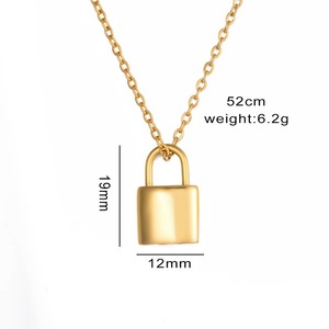 Nouveau style pendentif mini cadenas en acier inoxydable pour cendres, bijou commémoratif, collier urne pour cendres - Product Image 6