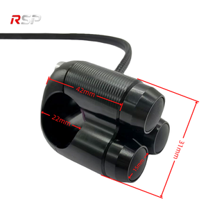 Nuevo Interruptor <span class=keywords><strong>de</strong></span> Manillar <span class=keywords><strong>de</strong></span> Motocicleta RSP CNC <span class=keywords><strong>de</strong></span> Aluminio con 3 Botones, 2 <span class=keywords><strong>de</strong></span> Retención y 1 Momentáneo, Control Universal para Luces y <span class=keywords><strong>Bocina</strong></span>, Accesorios 1 - Product Image 2