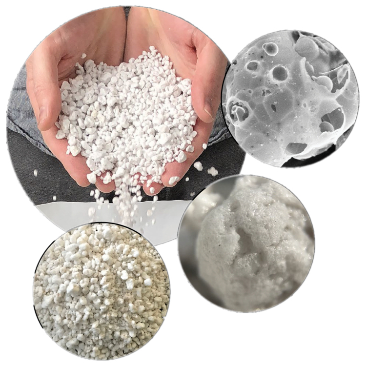 Large Grained Expanded Perlite for Gardening