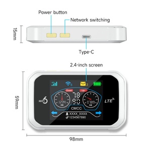Punto de Acceso WiFi Portátil 4G LTE al por Mayor | 300Mbps de Alta Velocidad con Ranura para Tarjeta SIM |   Para viajes/exterior con un solo puerto para antena - Product Image 6