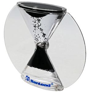 アクリル反重力液体モーションアップワード砂時計ウォーターサンドグラスフローティングアワーグラスサスペンションフィジェット冷蔵庫マグネット - Product Image 2