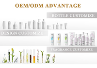Fournitures en gros de gel douche OEM personnalisé sous marque privée pour hôtels, spas, soins de la peau, blanchissant, antibactérien, écologique, biologique