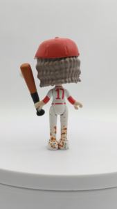 Baseball Player PVC Keychain Cartoon Figure Sports Bag Decor Zinc Alloy <b>Charm</b> Clip Bulk Gift for Fans Made of Durable Plastic - Product Image 5