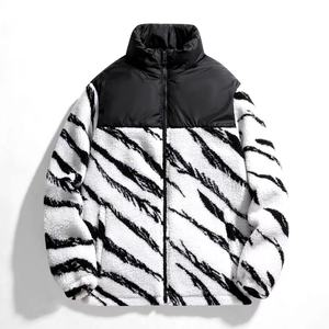 OEM logo personalizzato all'ingrosso Sport <span class=keywords><strong>Trench</strong></span> originale con cerniera manica lunga moda colletto personalizzato inverno <span class=keywords><strong>piumino</strong></span> di lana - Product Image 2