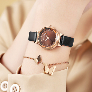 Los relojes para mujer Jinlangda son modernos, a la moda y elegantes con un acabado de espejo 3D estilo INS. - Product Image 2