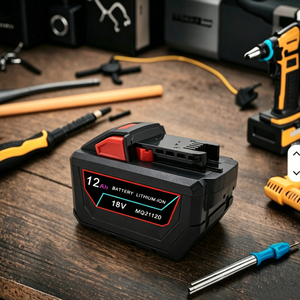 Peralatan Rumah Tangga M18 18V 12.0Ah 21700 Baterai Alat Listrik Berkapasitas Besar, Kompatibel dengan Bor dan Gerinda Sudut Milwaukee. - Product Image 2