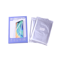 Hidrogel asli 3D UV Curing ponsel pelindung layar Film untuk Samsung S22 Ultra S23 untuk Google Pixel 7 untuk Iphone 15 14