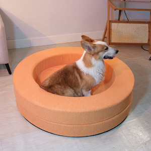 Cama de Lujo Moderna para Mascotas, de Lana, Sólida, Plegable, Desmontable, Lavable, Impermeable, Gruesa, para Todas las Estaciones, Sofá, Caseta, Nido para Perros y Gatos - Product Image 2
