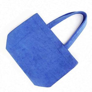 Bolsa de Playa de Tela de Rizo Impermeable, Simple y Moderna, con Cierre de Cremallera, de Poliéster, para Mujer, Venta de Fábrica - Product Image 6