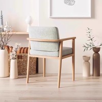 Meubles commerciaux Restaurant café salle à manger en bois maison chaise avec tissu salon canapé loisirs fauteuil tissu