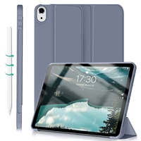 Étui pour tablette de haute qualité à trois volets couverture intelligente en cuir PU populaire pour ipad 10 10.9 pouces