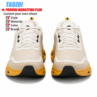 Chaussures de course respirantes personnalisées pour hommes, légères, à semelle épaisse évidée, pour la vente en gros, par fabricants OEM, chaussures de sport et baskets