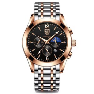 Reloj de Pulsera para Hombre POEDAGAR <span class=keywords><strong>829</strong></span> OEM, Reloj de Cuarzo de Alta Calidad con Calendario, Manecillas Luminosas, Estilo Deportivo y Moderno - Product Image 2