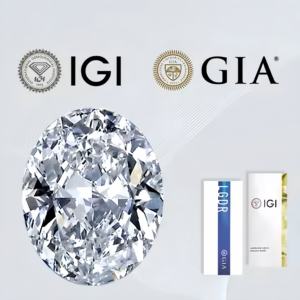 オーバルカットラボメイドダイヤモンド1-3カラットFカラーVS1クラリティIGI認定CVD/HPHTダイヤモンドラボ成長婚約ステートメントジュエリー - Product Image 2