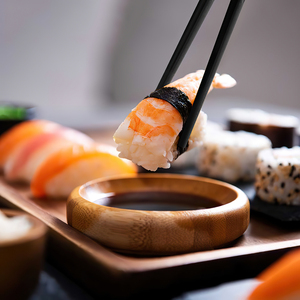Custom Fiberglass Sushi <strong>Chopsticks</strong> with Logo,Japanese Sakura Black Chop Sticks,<strong>Reusable</strong> Chinese Plastic <strong>Chopstick</strong> for Restaurant - Product Image 5