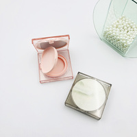Étui à coussin d'air rond en plastique, étui compact pour poudre, récipient vide pour fond de teint, emballage cosmétique personnalisé