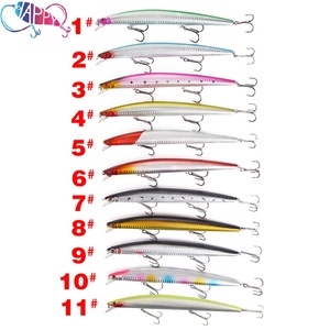 Haute qualité 3D Eye 11 couleurs eau de mer longue coulée appât de natation 18cm23g leurre méné flottant gros appât artificiel dur leurre de pêche - Product Image 2