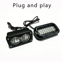 Kit de phares LED doubles Sur-Ron Light Bee LBX Plug and Play 8-24V style Baja avec éclairage de roche